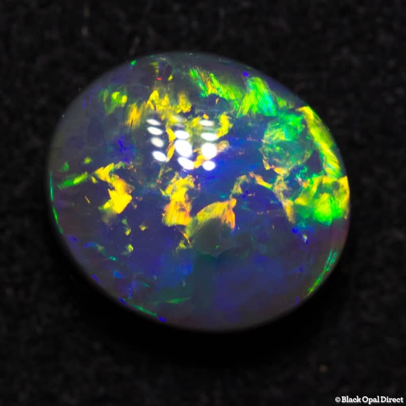 1.58 ct semi black opal 8x7x4.5mm - Image 3