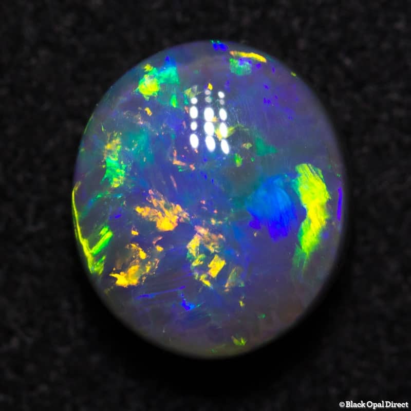 1.58 ct semi black opal 8x7x4.5mm - Image 5