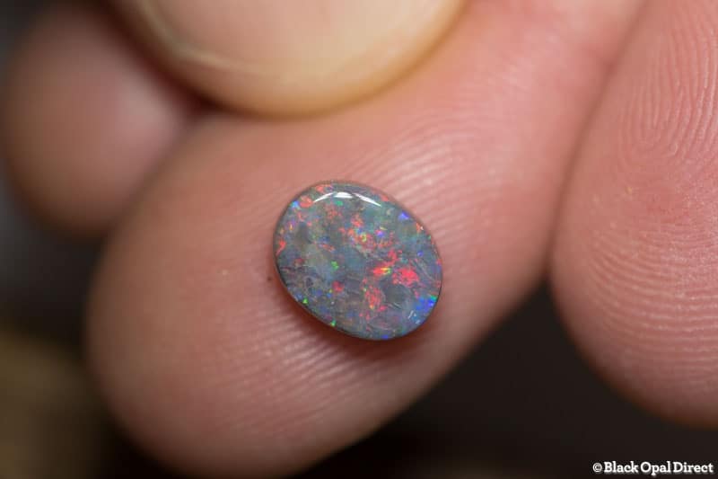 1.59 ct black opal 9x7x3.5mm - Image 2