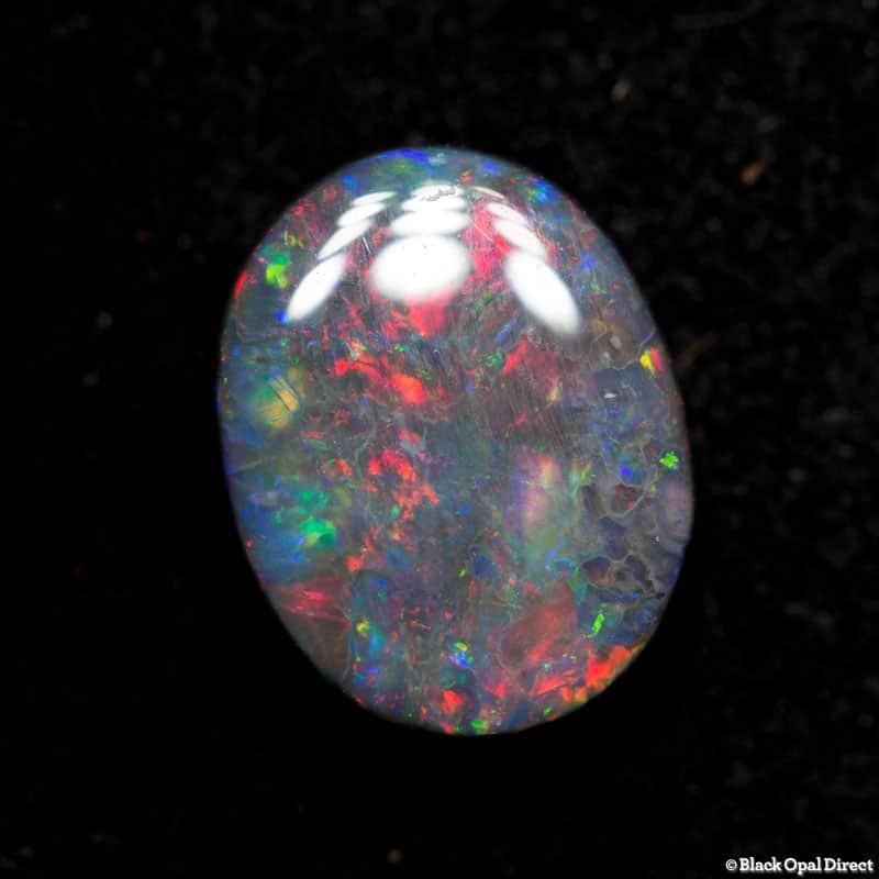 1.59 ct black opal 9x7x3.5mm - Image 3