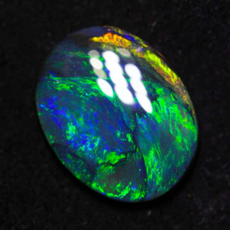 1.60 ct black opal 11x8x2.5mm - Image 2