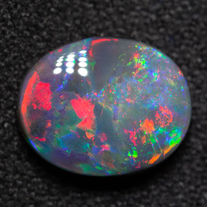 1.60 ct black opal 9x7.3x3.8mm - Image 2
