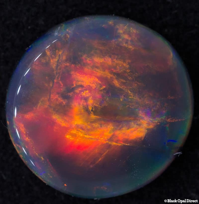 1.60 ct black opal gem color 10x9.5x2.5mm - Image 2