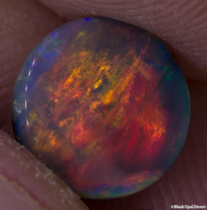 1.60 ct black opal gem color 10x9.5x2.5mm - Image 3