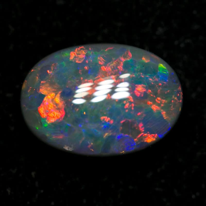 1.60 ct dark opal 9x7x3.5mm - Image 3