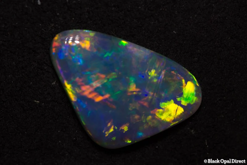 1.60 ct semi black opal 14x9x2mm - Image 3