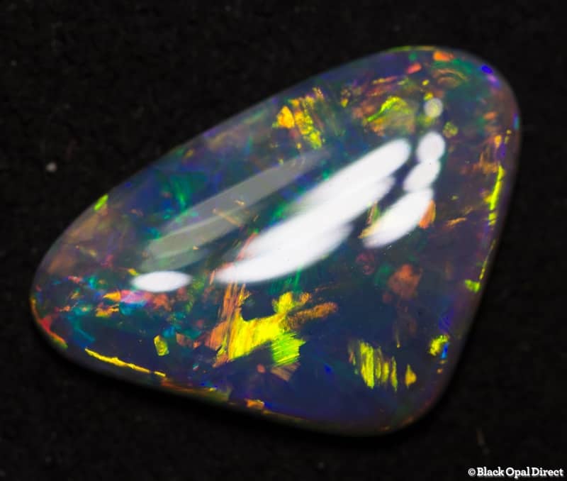 1.60 ct semi black opal 14x9x2mm - Image 4