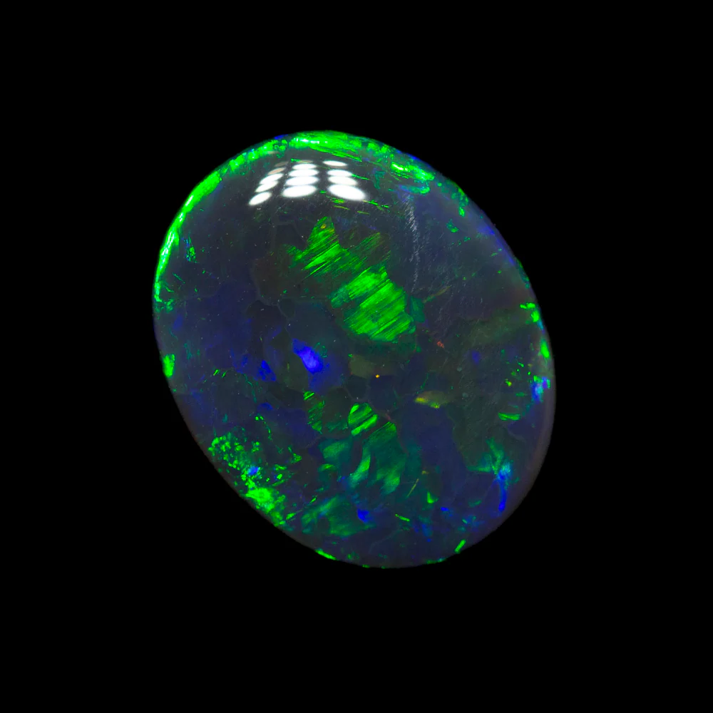 1.61 ct black opal 9.5x7.8x3.4mm - Image 2