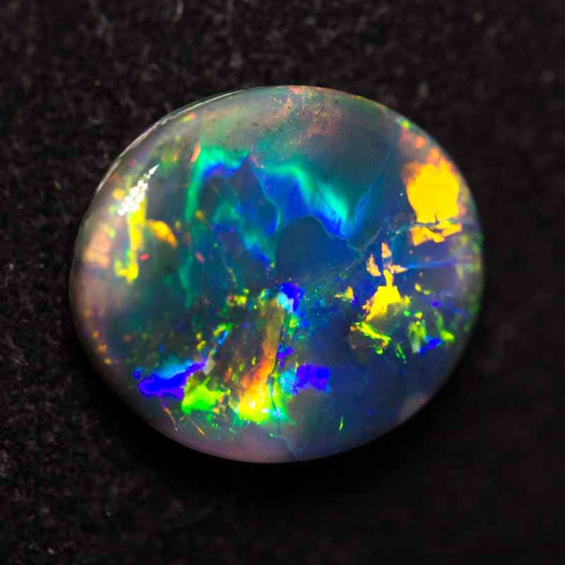 1.61 ct gem black opal 9.5x8x3mm - Image 3