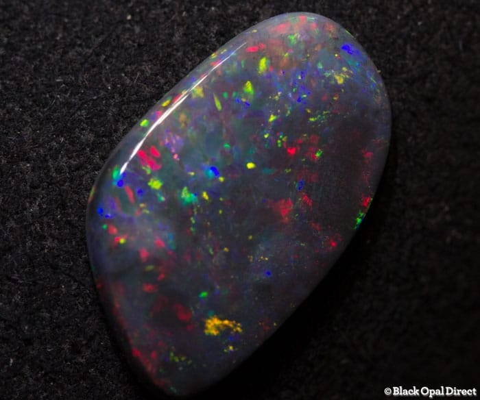 1.62 ct baroque black opal 14x8x2mm - Image 3