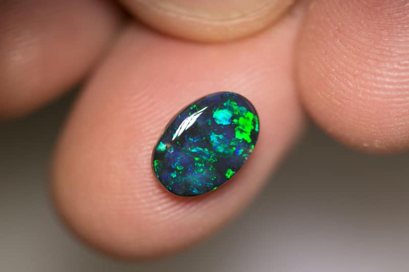 1.62 ct black opal 11x7x3mm - Image 4