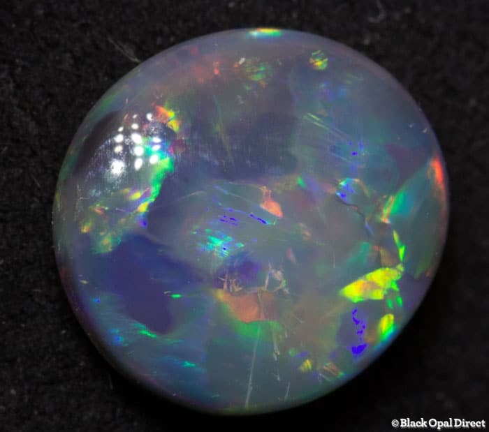1.62 ct double sided black opal 9x8.5x3mm - Image 3