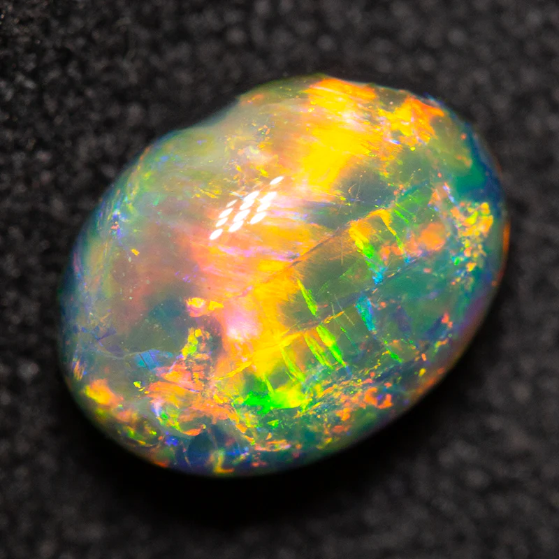 1.62 ct gem black opal 8.4x6.5x4.9mm - Image 2