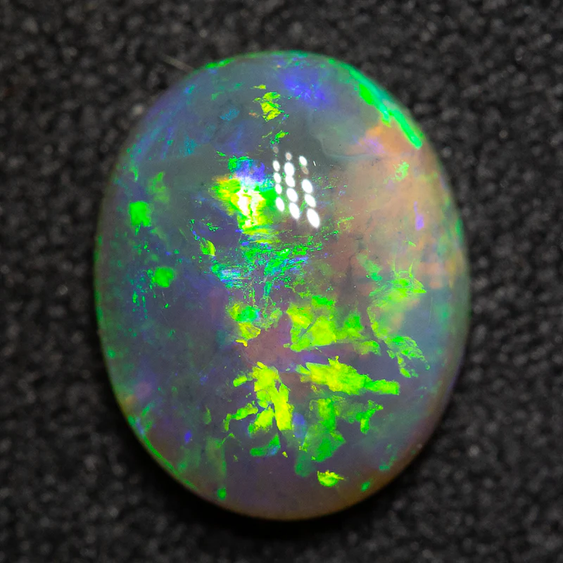 1.63 ct black crystal opal 9.3x7.4x3.9mm - Image 2