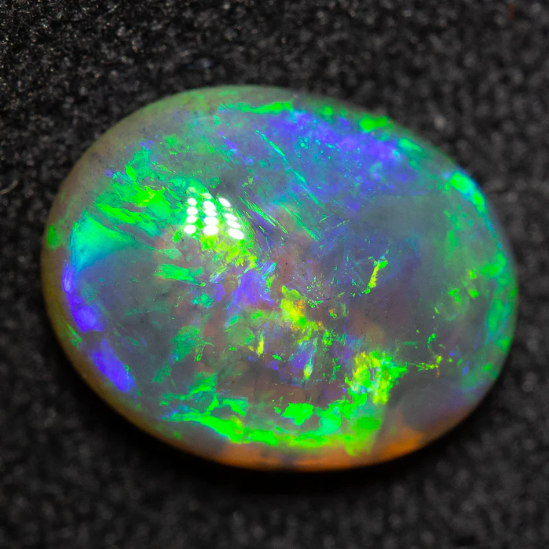 1.63 ct black crystal opal 9.3x7.4x3.9mm - Image 3