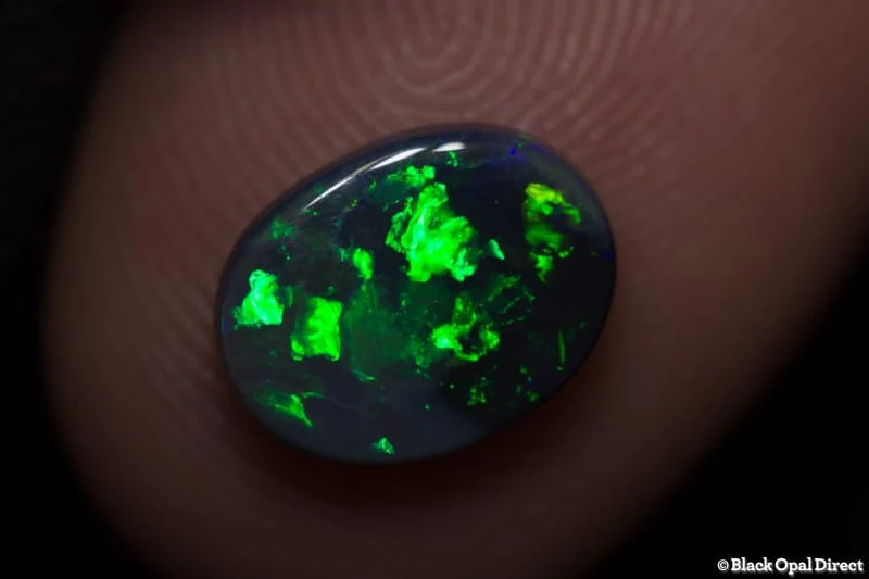 1.63 ct black opal 10x8x2.5mm - Image 2
