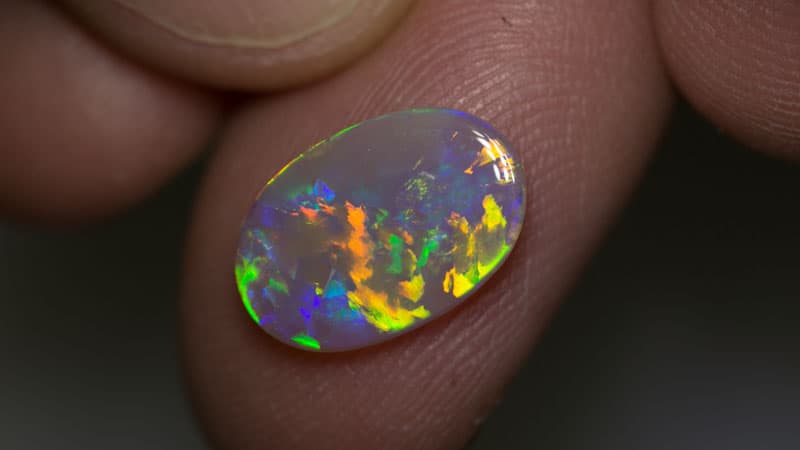 1.63 ct crystal opal 13.5x9x2mm - Image 2