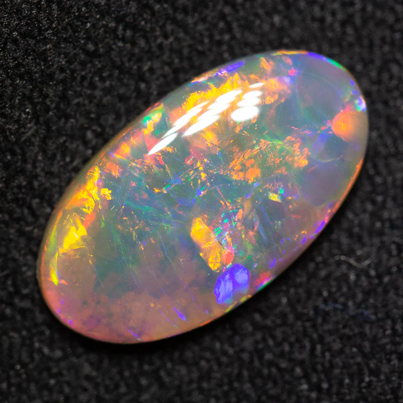1.63 ct dark opal 12x7x2.5mm - Image 2