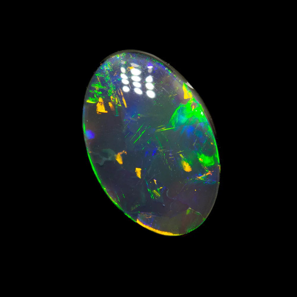 1.64 ct black opal 10.4x7x3.6mm - Image 2