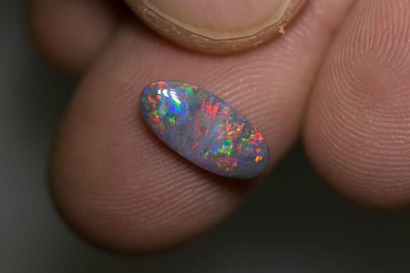 1.64 ct dark opal 13x6x3mm - Image 2