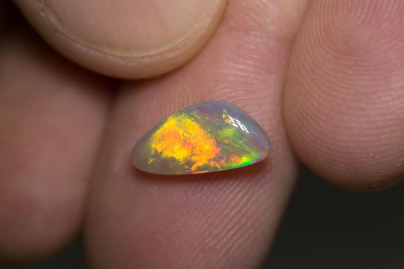 1.64 ct gem baroque crystal opal 12x6x3mm - Image 2