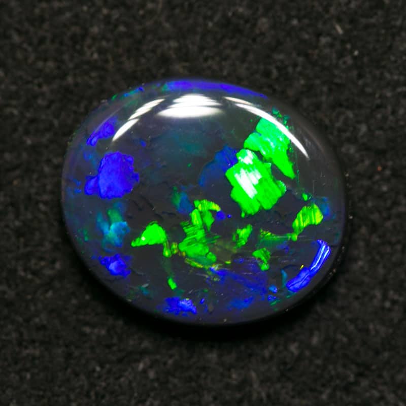 1.65 ct gem black opal 10x8.5x3mm - Image 4