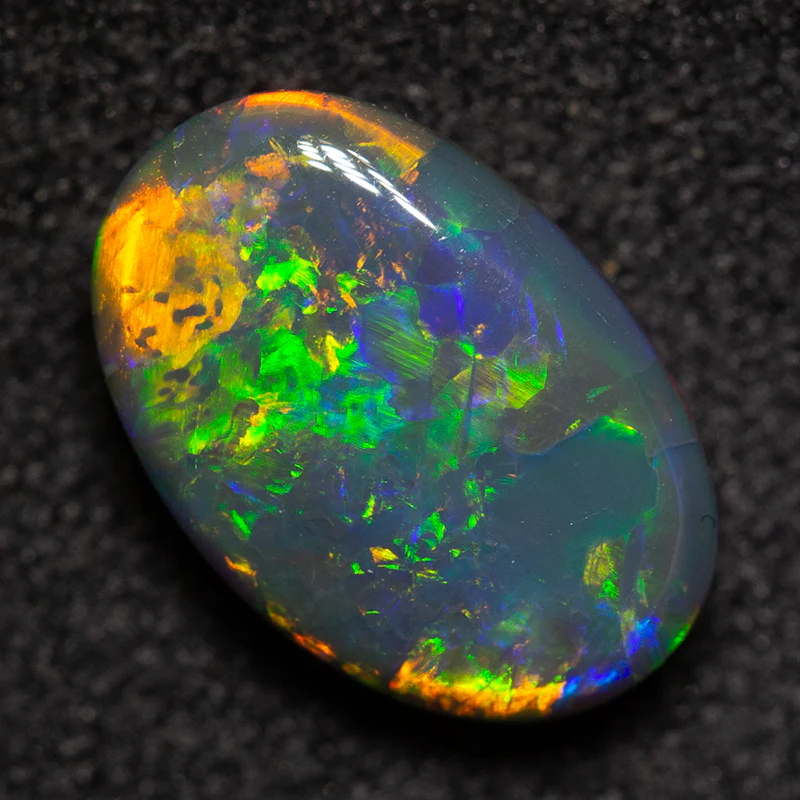 1.65 ct gem black opal 9.5x6.5x3.5mm - Image 2