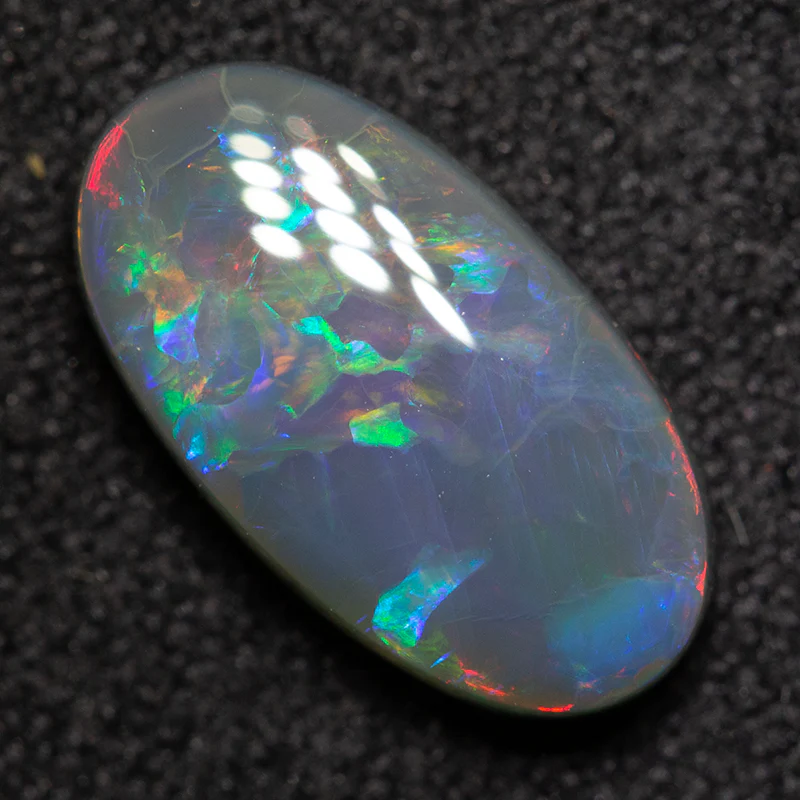 1.66 ct black opal 11.4x6.2x3.2mm - Image 5