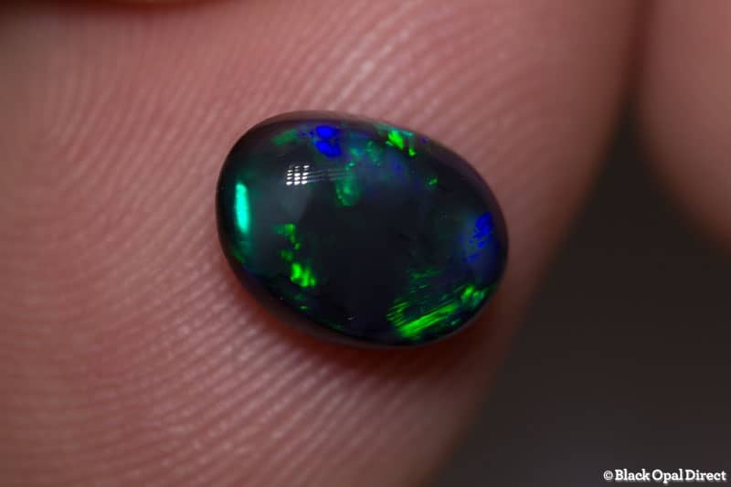 1.66 ct black opal 9x7x4mm - Image 2