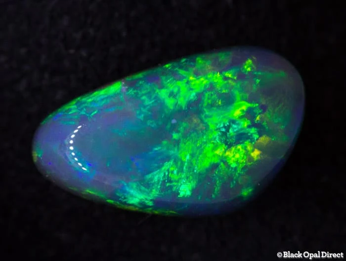 1.67 ct baroque shape black opal 10x6x4mm - Image 2
