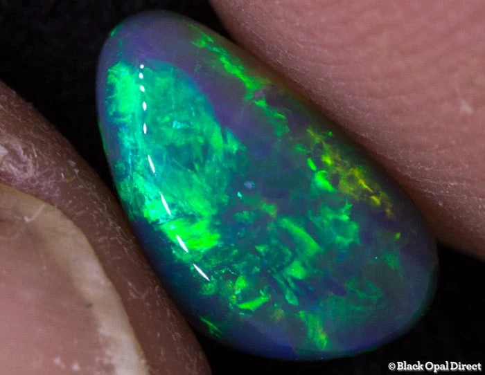 1.67 ct baroque shape black opal 10x6x4mm - Image 3