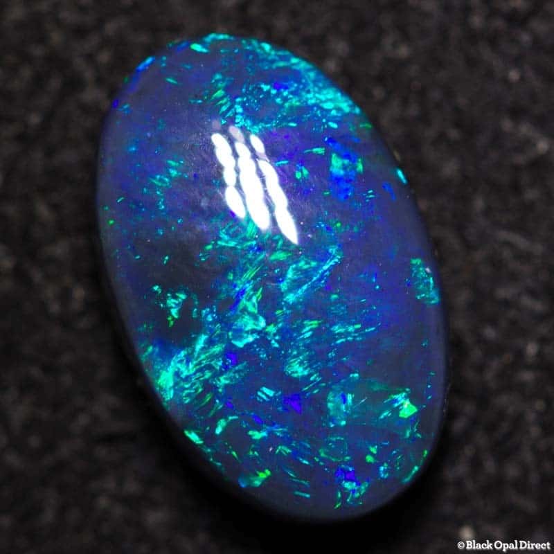 1.67 ct black opal 10x6x4mm - Image 3