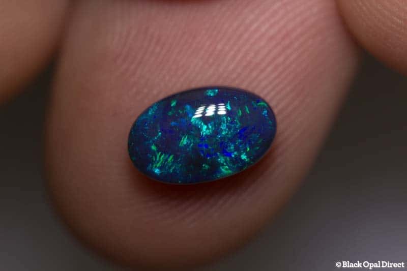 1.67 ct black opal 10x6x4mm - Image 4