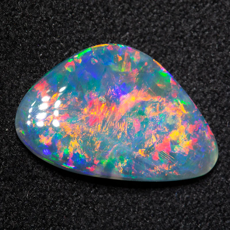 1.67 ct black opal 14x9.1x2mm - Image 3