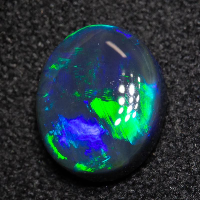 1.67 ct black opal 8.6x7.1x4.3mm - Image 4