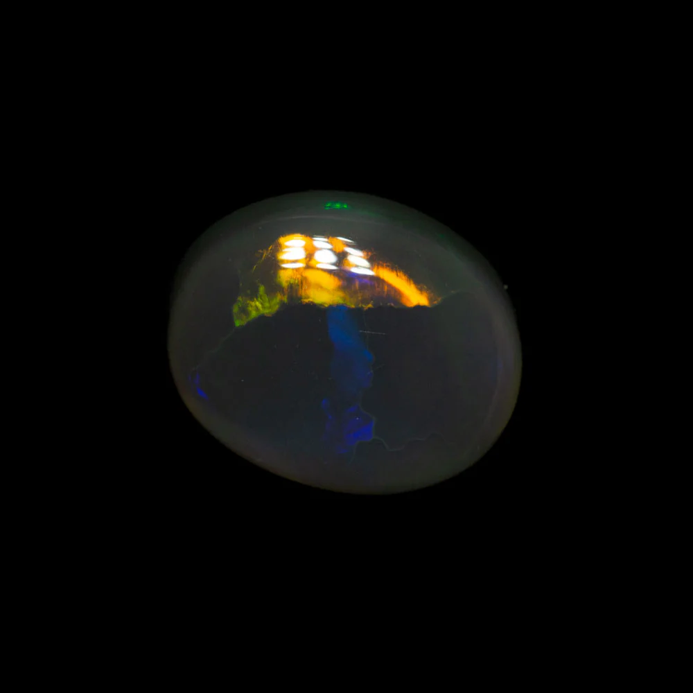 1.67 ct black opal 9x7.3x3.7mm - Image 2