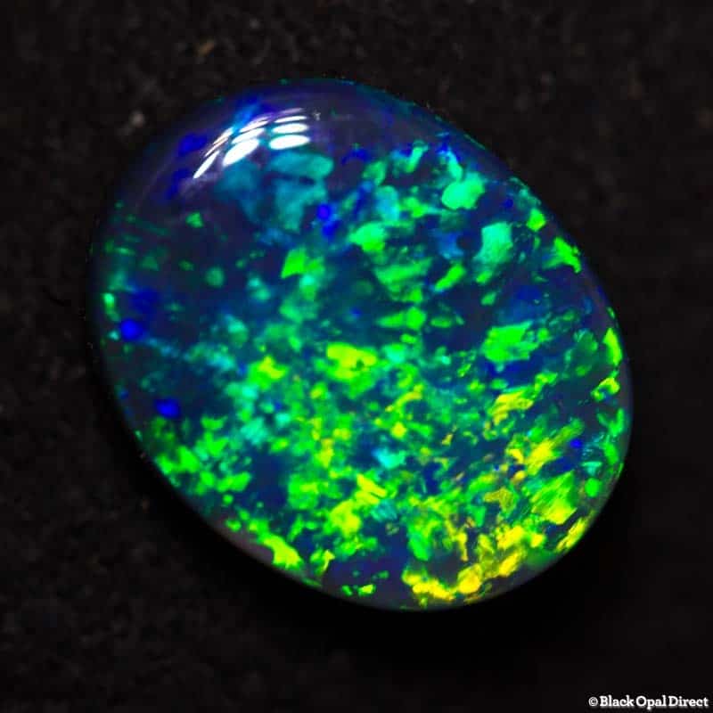 1.67 ct black opal gem 10x8x3mm - Image 2