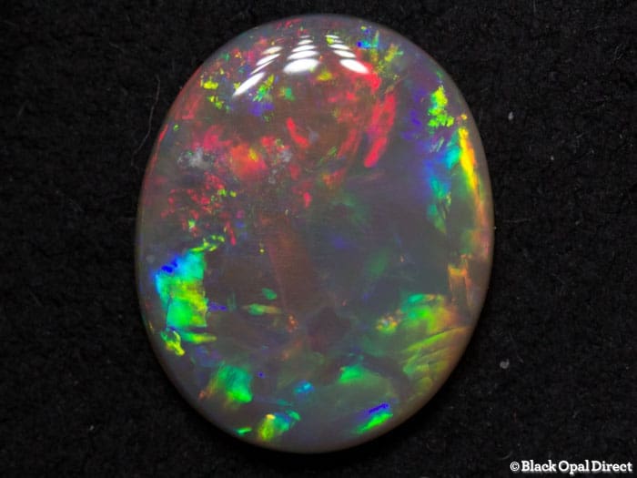 1.67 ct semi black opal 11.5x9x2mm - Image 3