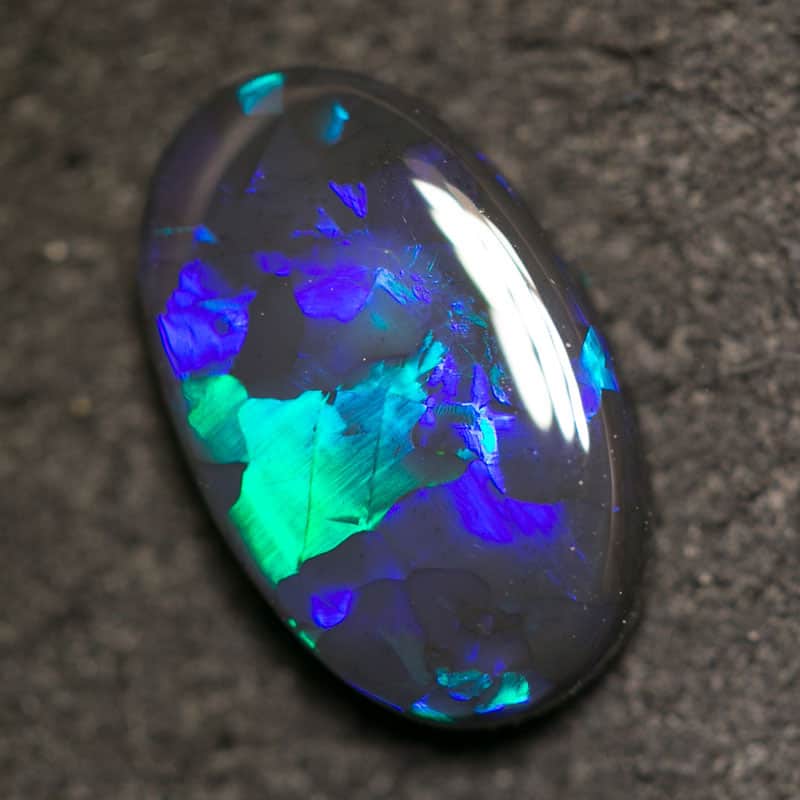 1.68 ct black opal 11x7x3mm - Image 3