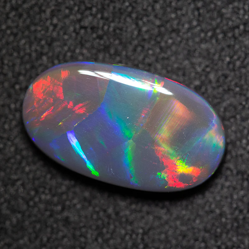 1.69 ct gem black opal 12x7x2.5mm - Image 3