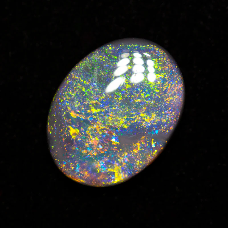 1.70 ct black opal 10.9x8.3x2.8mm - Image 2