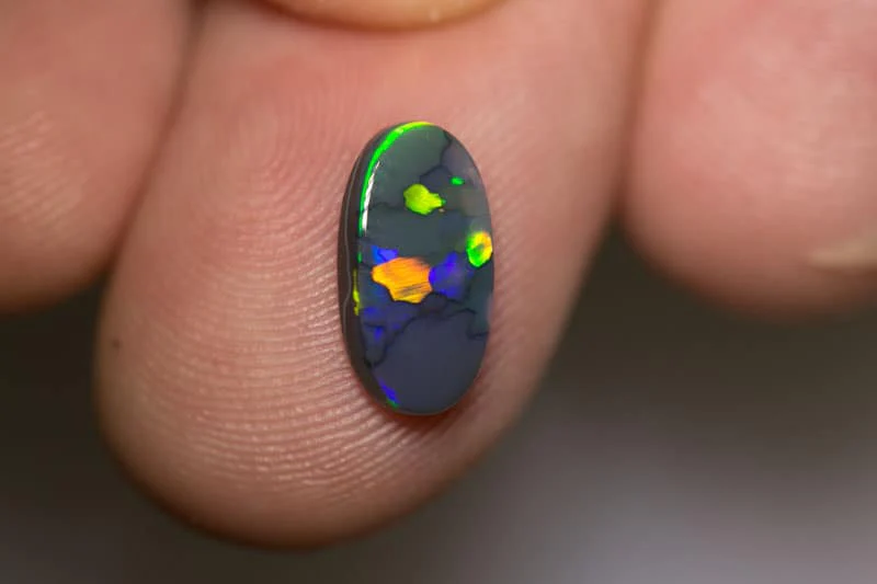 1.70 ct black opal 12x6x3mm - Image 4