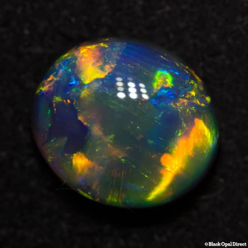 1.70 ct black opal gem 9x8x4mm - Image 4