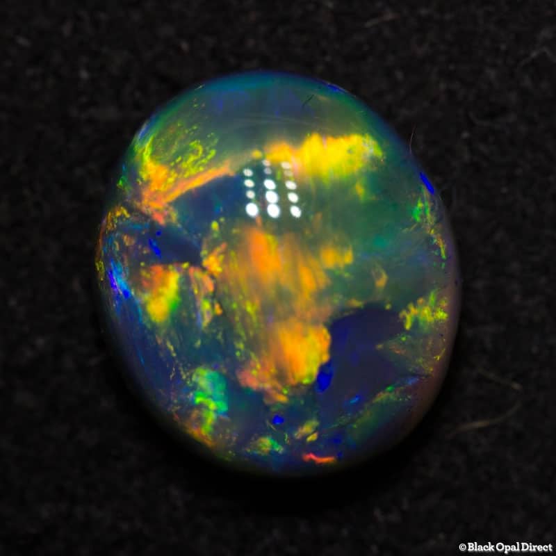 1.70 ct black opal gem 9x8x4mm - Image 6