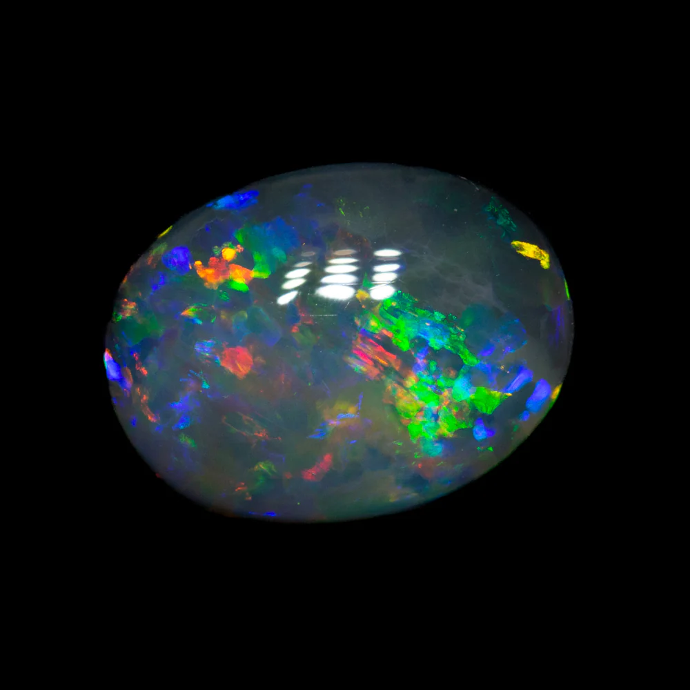 1.70 ct gem black opal 9.6x7.2x3.8mm - Image 2