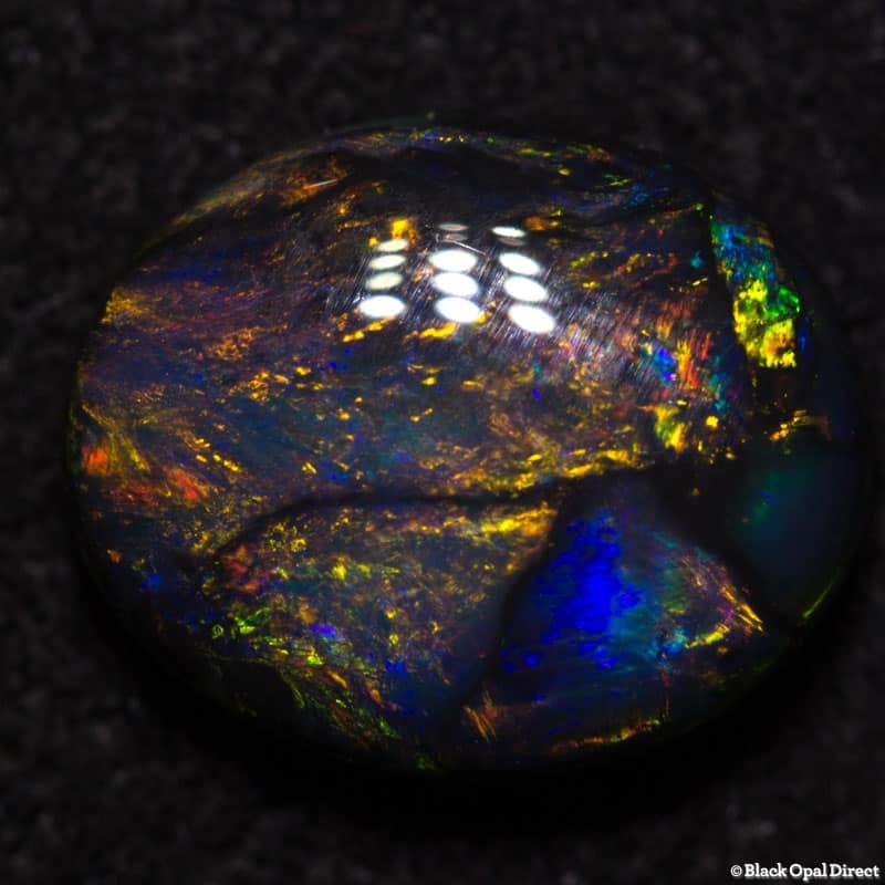 1.71 ct black opal 9.5x8x4mm - Image 2