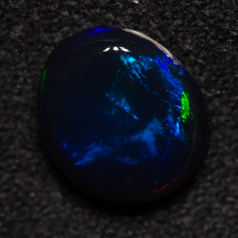 1.71 ct black opal 9x7.8x3.6mm - Image 3