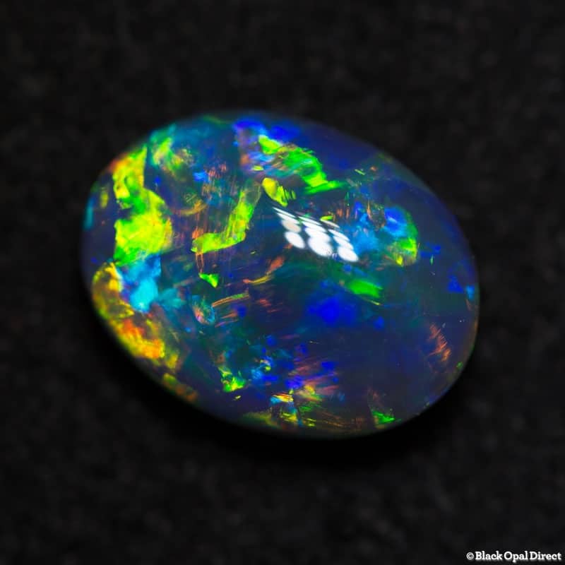 1.71 ct gem black opal 9.5x7x4mm - Image 3