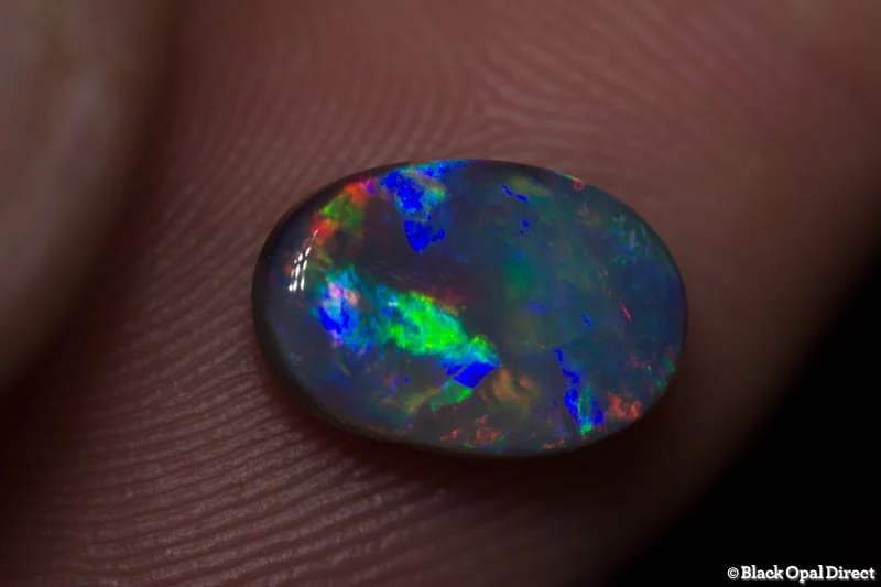 1.72 ct black opal 11x7.5x3mm - Image 2