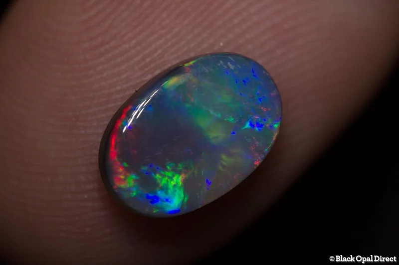 1.72 ct black opal 11x7.5x3mm - Image 3
